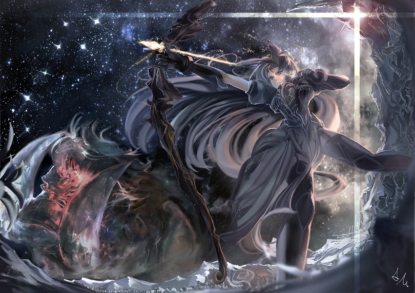 atalanta (fate and 2 more) drawn by ameru.miro