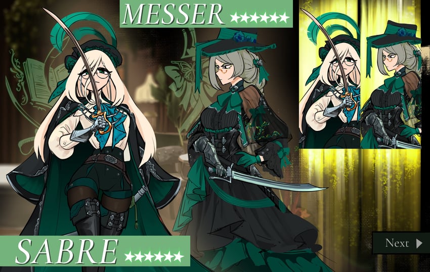 original and 1 more drawn by centurii-chan