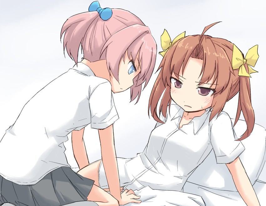 shiranui and kagerou (kantai collection) drawn by kakizaki_(chou_neji)