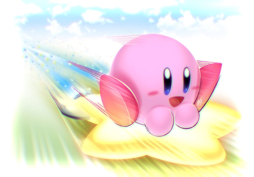 kirby (kirby and 2 more) drawn by nrg_98