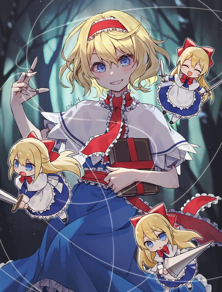 alice margatroid and shanghai doll (touhou) drawn by ctd_114