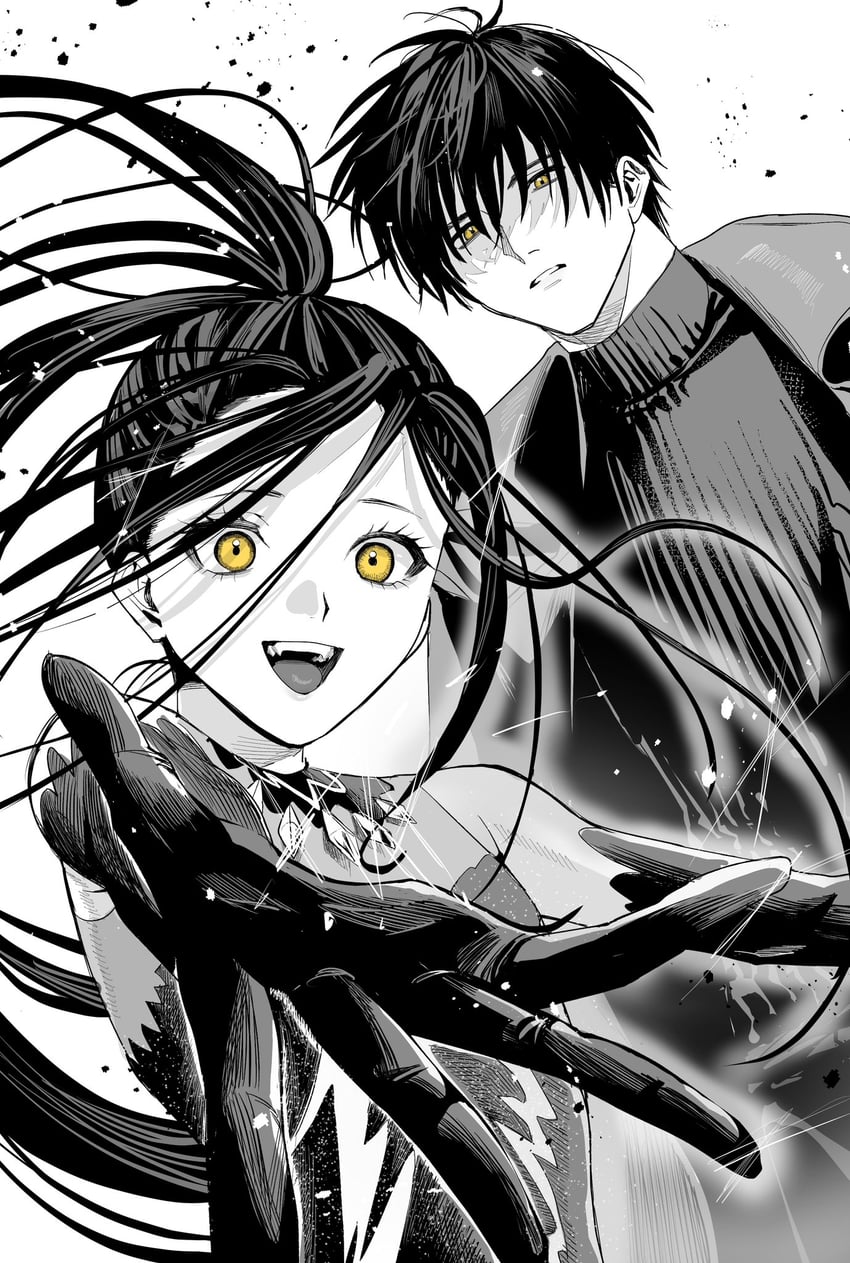 kamisaki hikaru and yodaka jun (medalist) drawn by betti_(maron)