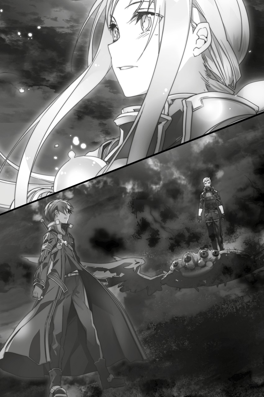 kirito, alice zuberg, gabriel miller, and subtilizer (sword art online and 2 more) drawn by bunbun