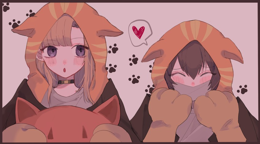 chidouin sara and ibushi gin (kimi ga shine) drawn by waai