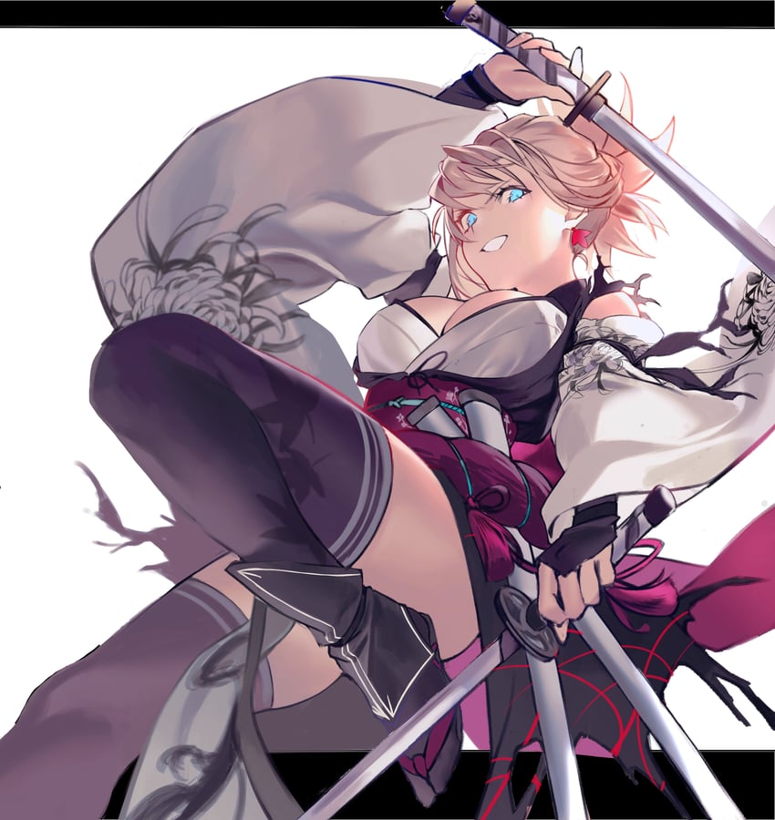 miyamoto musashi (fate and 1 more) drawn by hiro_(hirohiro_gorira)
