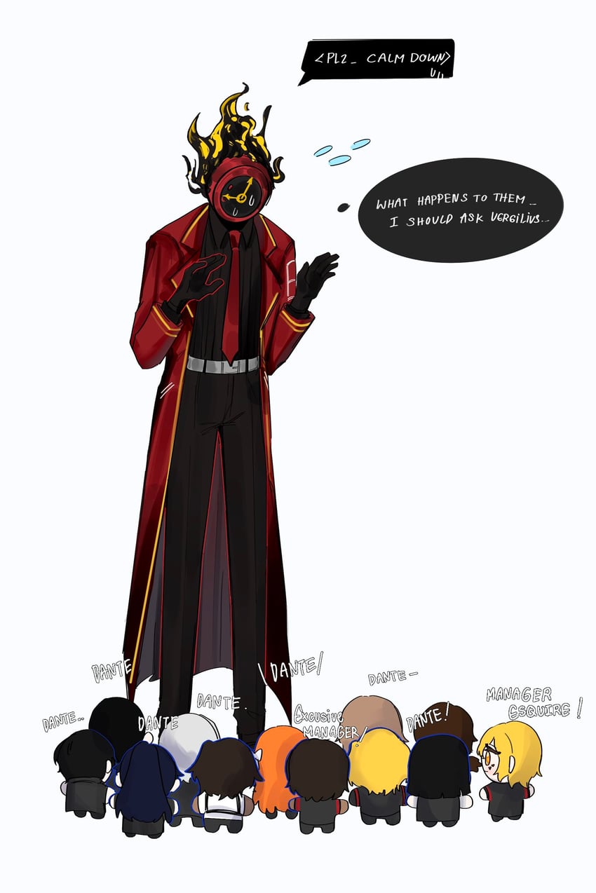 ishmael, don quixote, faust, sinclair, yi sang, and 7 more (project moon and 1 more) drawn by nhasta_r