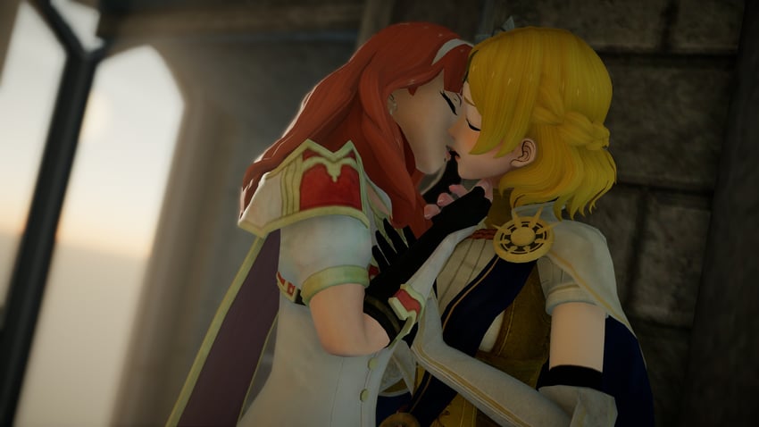 celica and lianna (fire emblem and 2 more) drawn by exaltedbrand