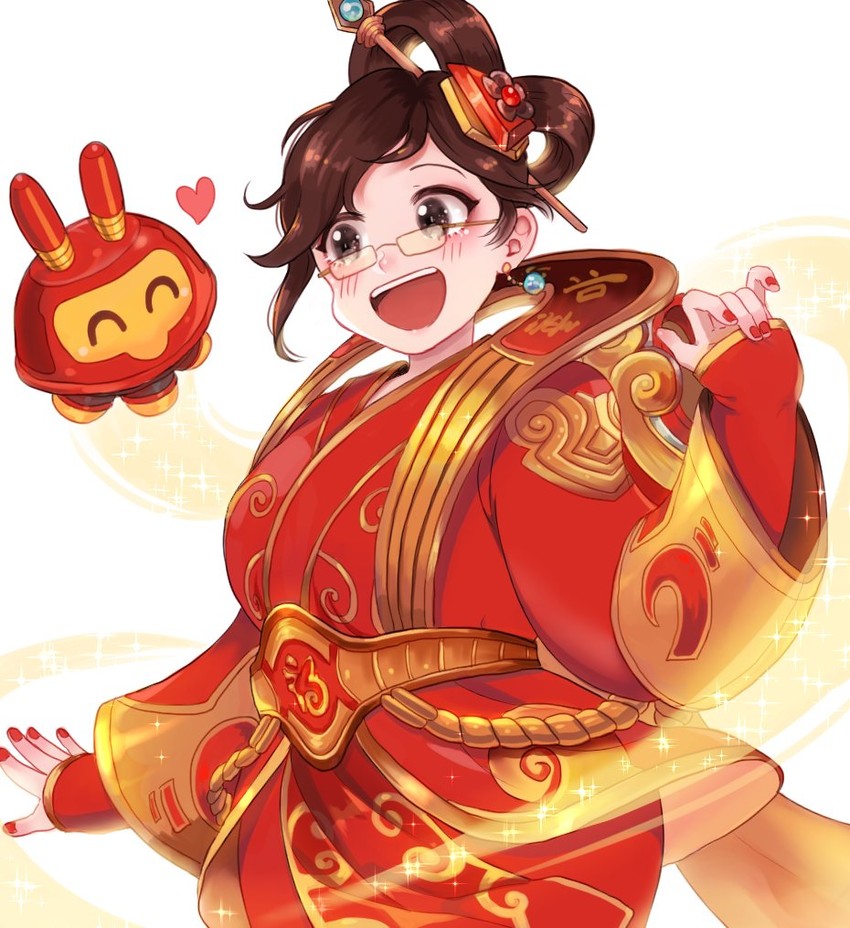 mei, snowball, and luna mei (overwatch and 1 more) drawn by perio_67