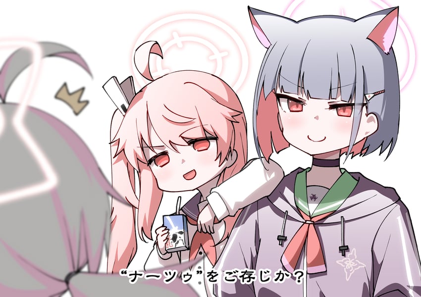 kazusa, natsu, and reisa (blue archive and 1 more) drawn by hitotose_rin
