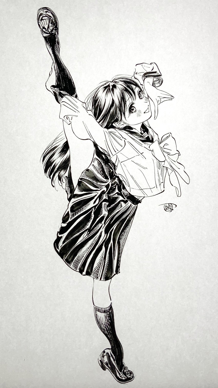 akebi komichi (akebi-chan no serafuku) drawn by hiro_(dismaless)