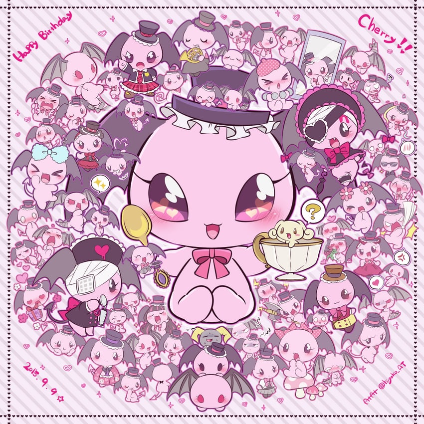 berry, espresso, and cherry (sanrio and 1 more) drawn by hiyoko_at
