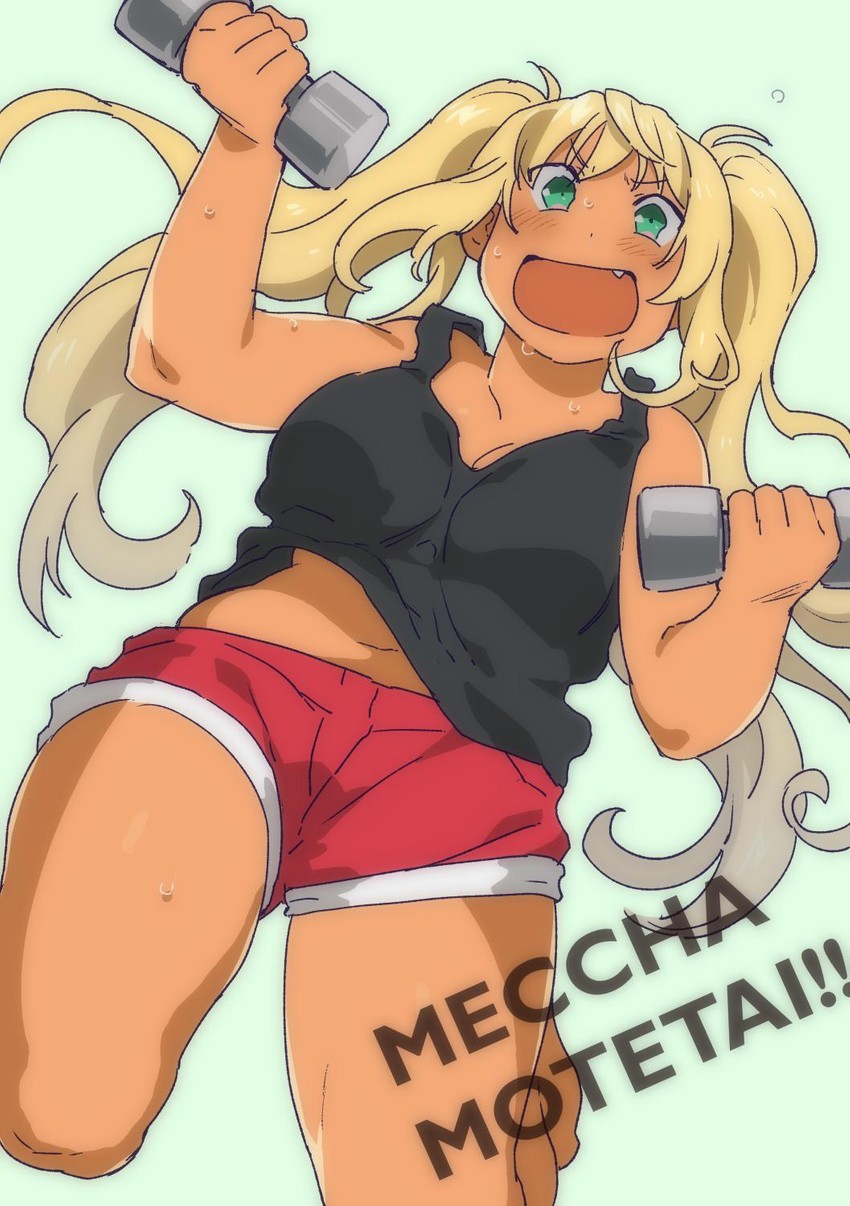 sakura hibiki (dumbbell nan kilo moteru?) drawn by sagami_jon