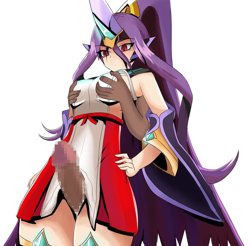 mikado (blazblue and 1 more) drawn by moroha_(kaiju)