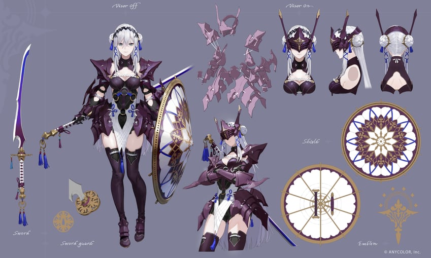 victoria brightshield (nijisanji and 1 more) drawn by matsuo_shogo