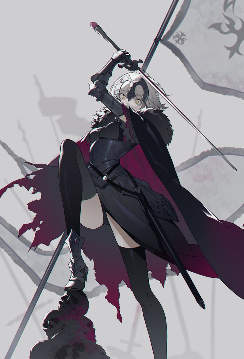 jeanne d'arc alter (fate and 1 more) drawn by nakamura_(wmfp3834)