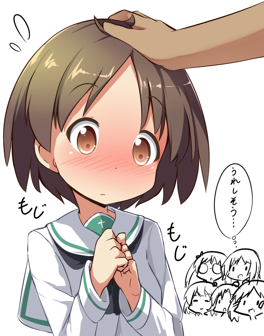 sawa azusa, utsugi yuuki, yamagou ayumi, sakaguchi karina, oono aya, and 1 more (girls und panzer) drawn by makuran