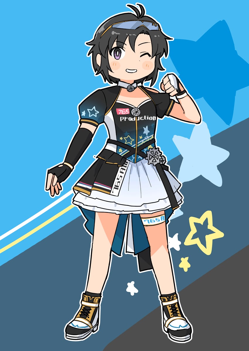 kikuchi makoto (idolmaster and 1 more) drawn by annko
