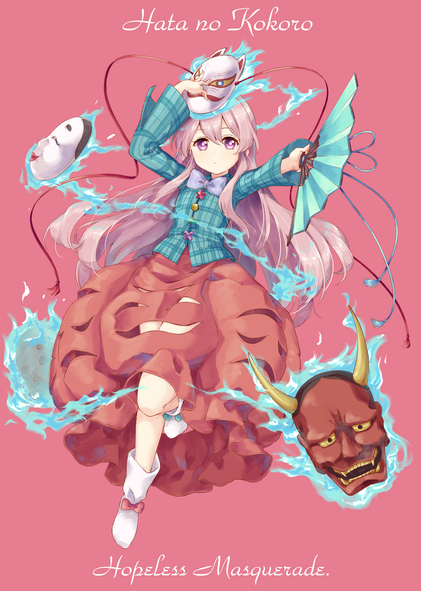hata no kokoro (touhou and 1 more) drawn by ksk_(semicha_keisuke)