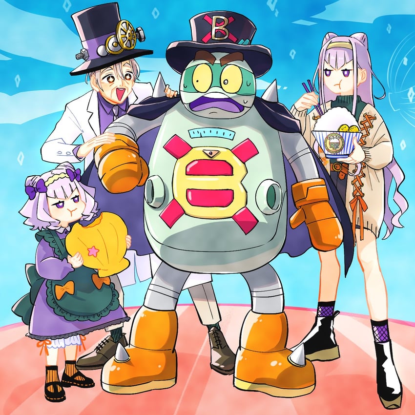 ruru amour, doctor traum, and spiritoru (precure and 2 more) drawn by ton_(ton39342104)