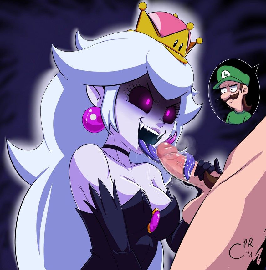 luigi and princess king boo (mario and 2 more) drawn by cabronpr