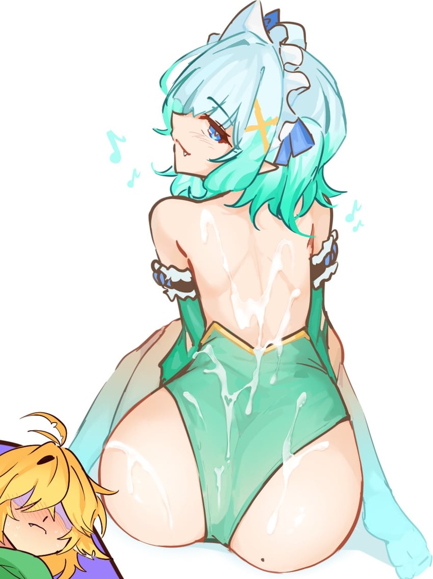 dokibird and mint fantome (indie virtual youtuber) drawn by 0rcazone