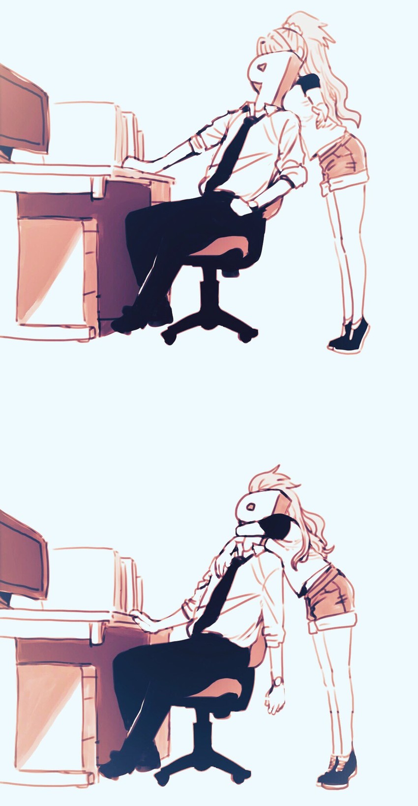 producer, p-head producer, and hino akane (idolmaster and 1 more) drawn by haioku_colonel