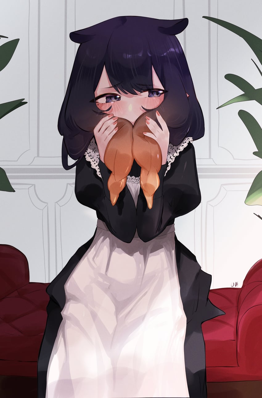 ninomae ina'nis and ouro kronii (hololive and 1 more) drawn by uve