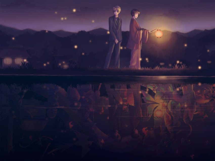 united kingdom and japan (axis powers hetalia) drawn by hidaka_nami
