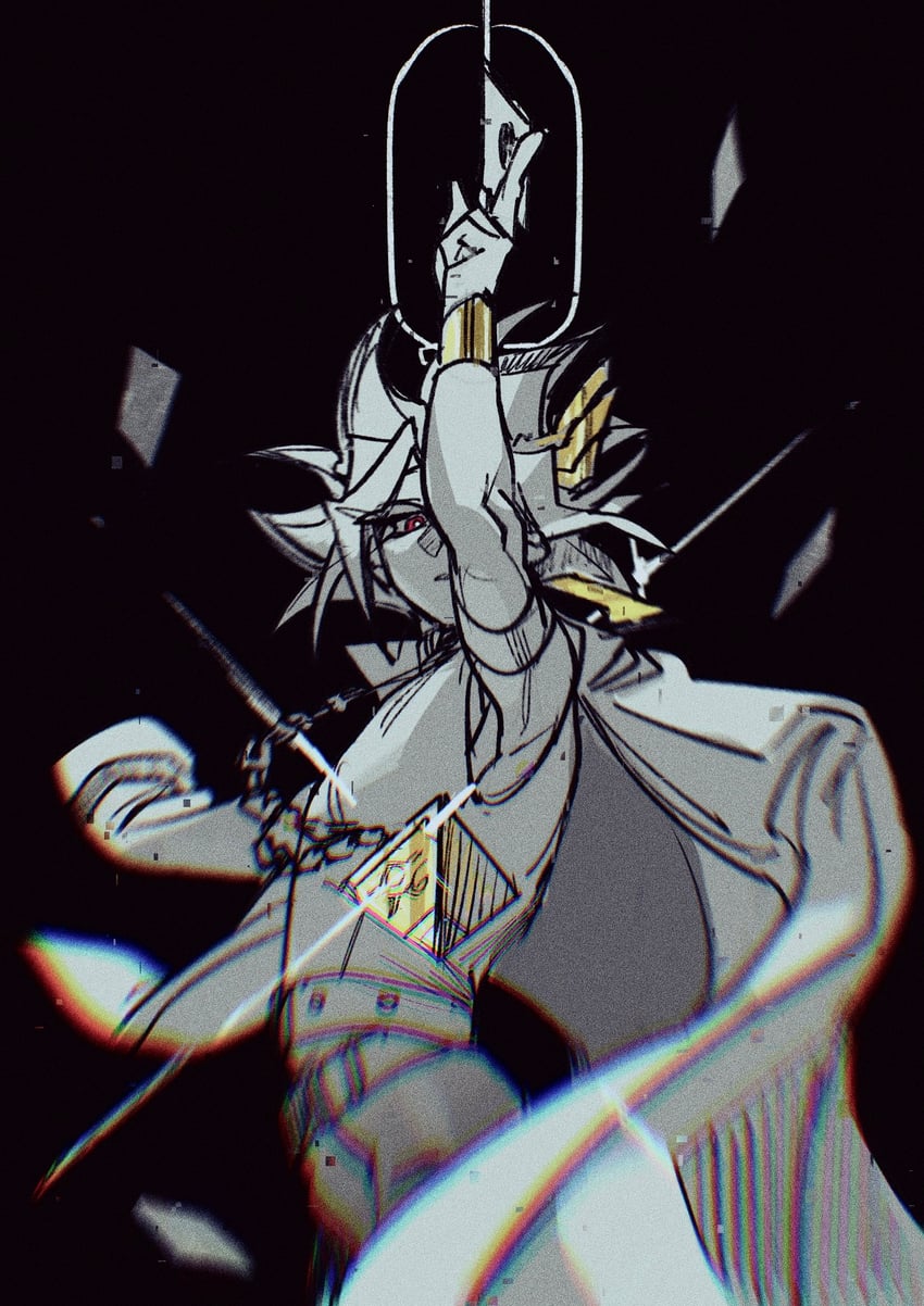 yami marik (yu-gi-oh! and 1 more) drawn by emuro_gemini