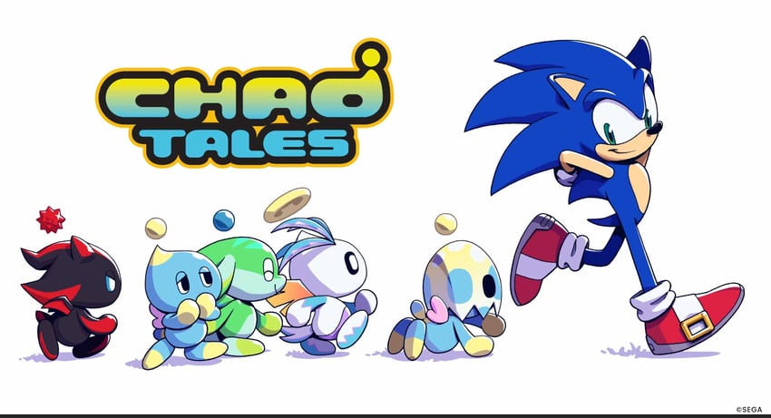 sonic the hedgehog, neutral chao, dark chao, shadow chao, and hero chao (sonic and 1 more) drawn by evan_stanley