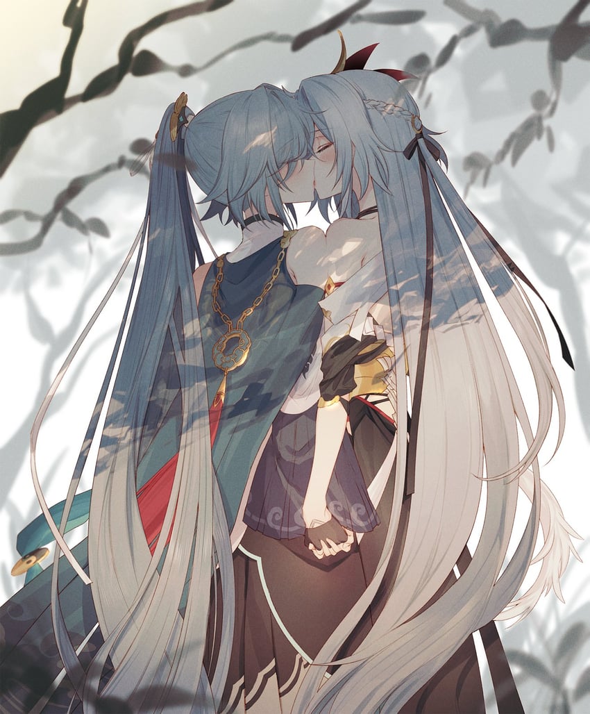 fu hua and herrscher of sentience (honkai and 1 more) drawn by takakura_aki
