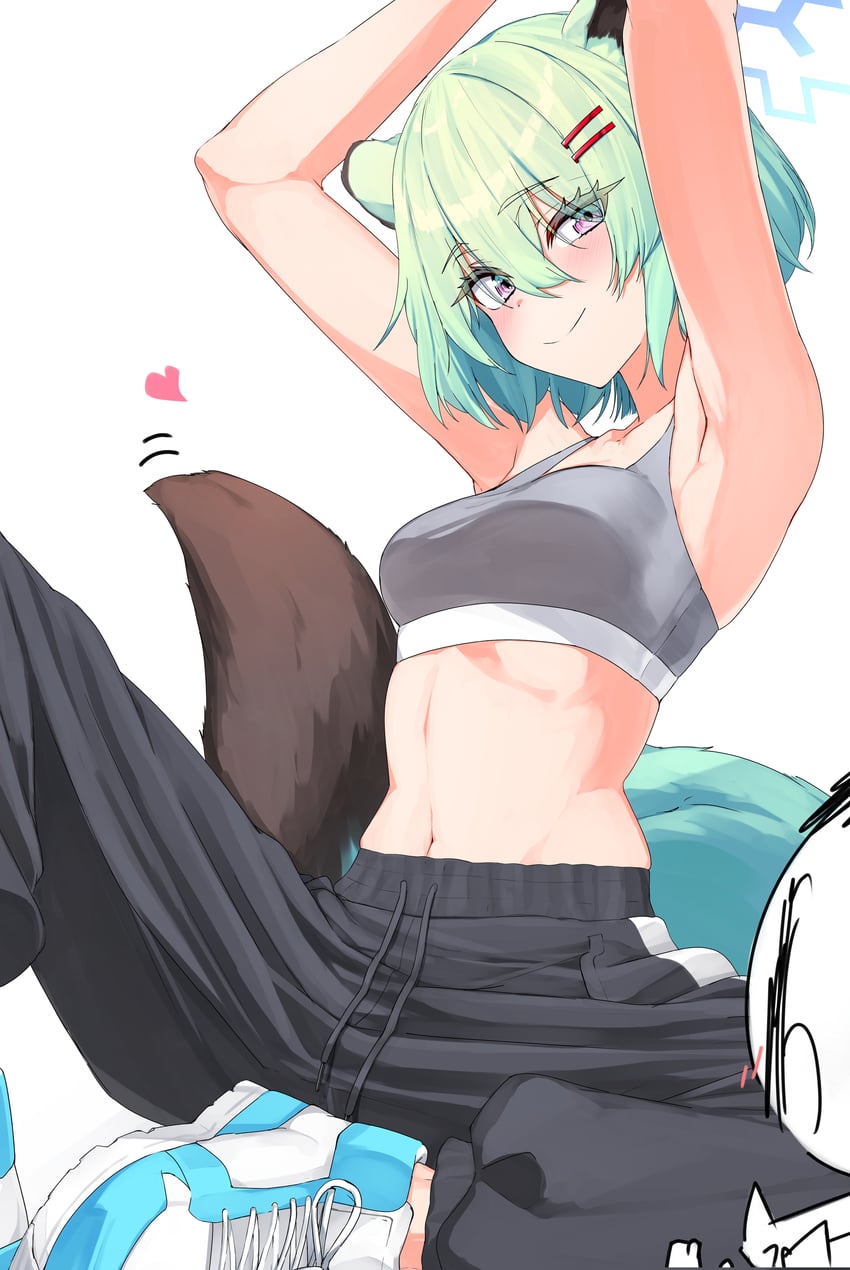 sensei, doodle sensei, and shigure (blue archive) drawn by isocha