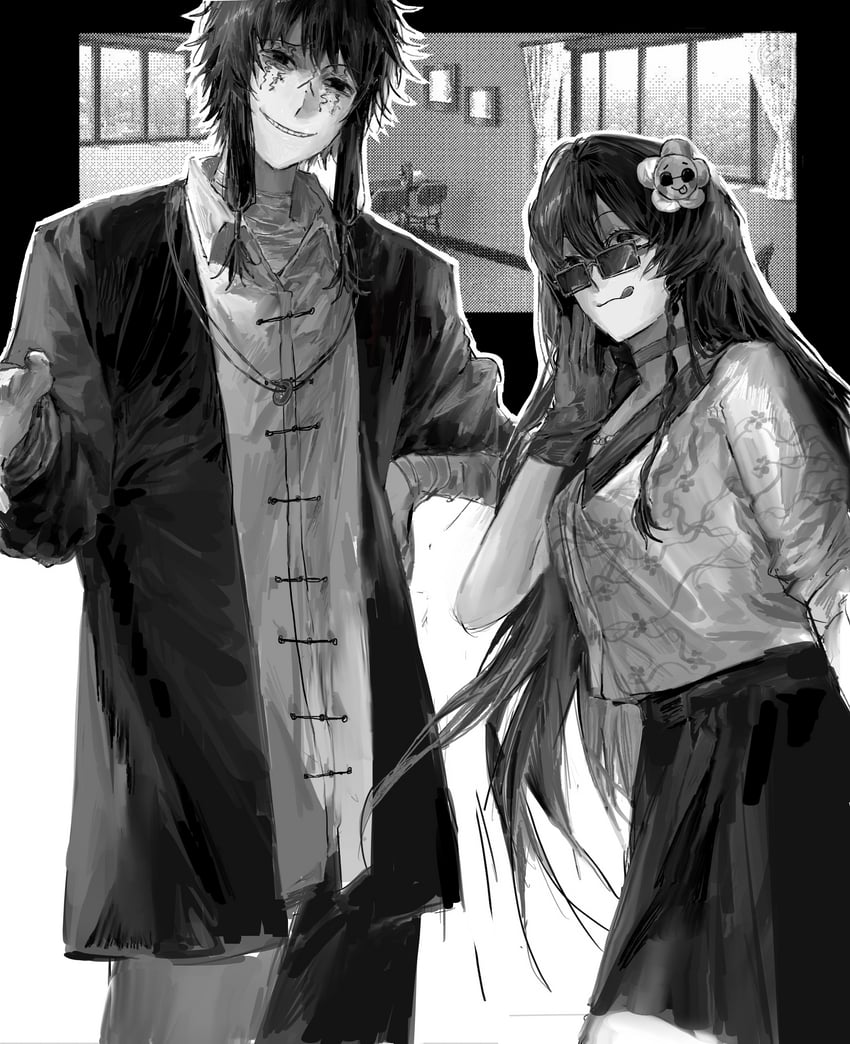 ziche fuzhao and hua jin (touqi guaitan) drawn by ashy033441