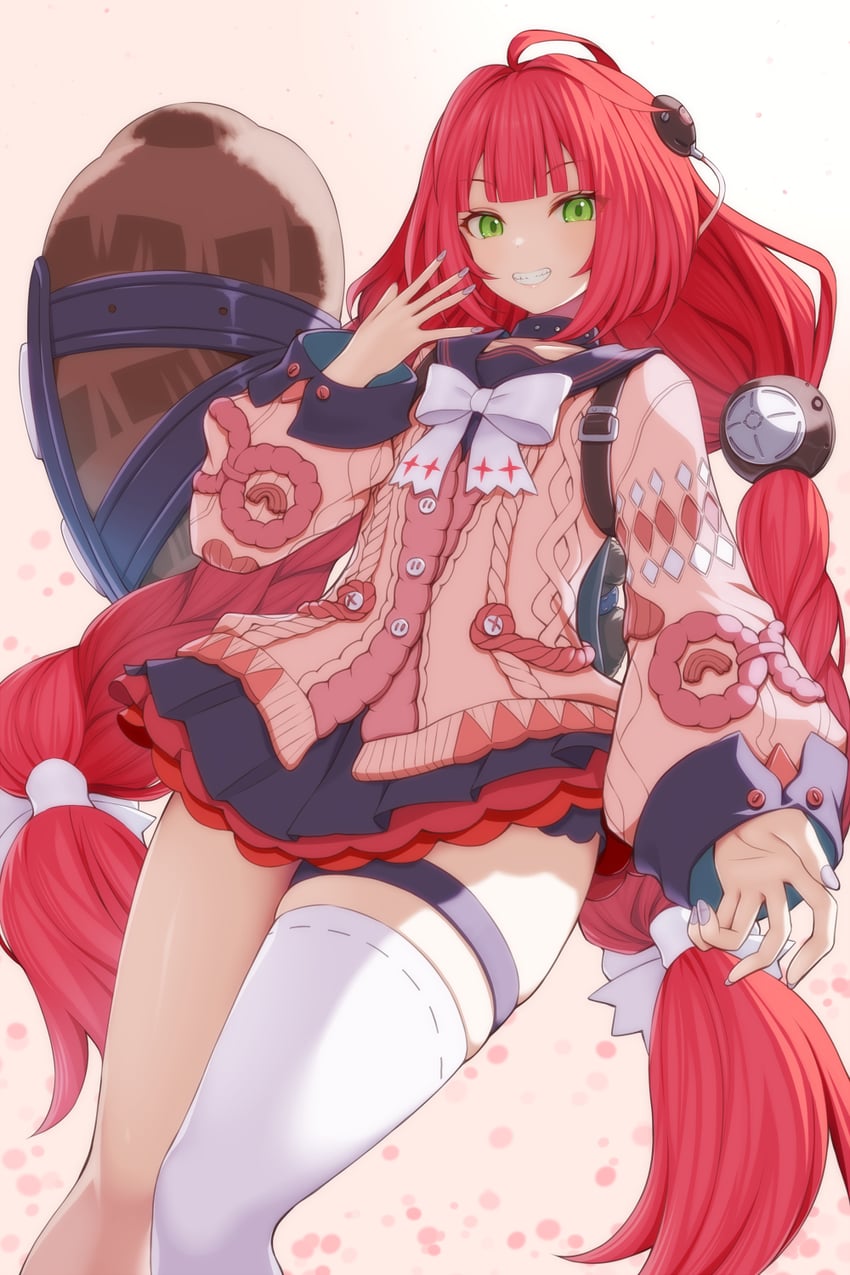 ukinami yuzuha (zenless zone zero) drawn by asamura_hiori