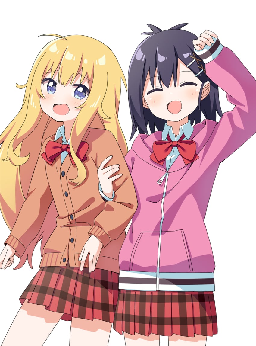 gabriel tenma white and vignette tsukinose april (gabriel dropout) drawn by haru_(konomi_150)