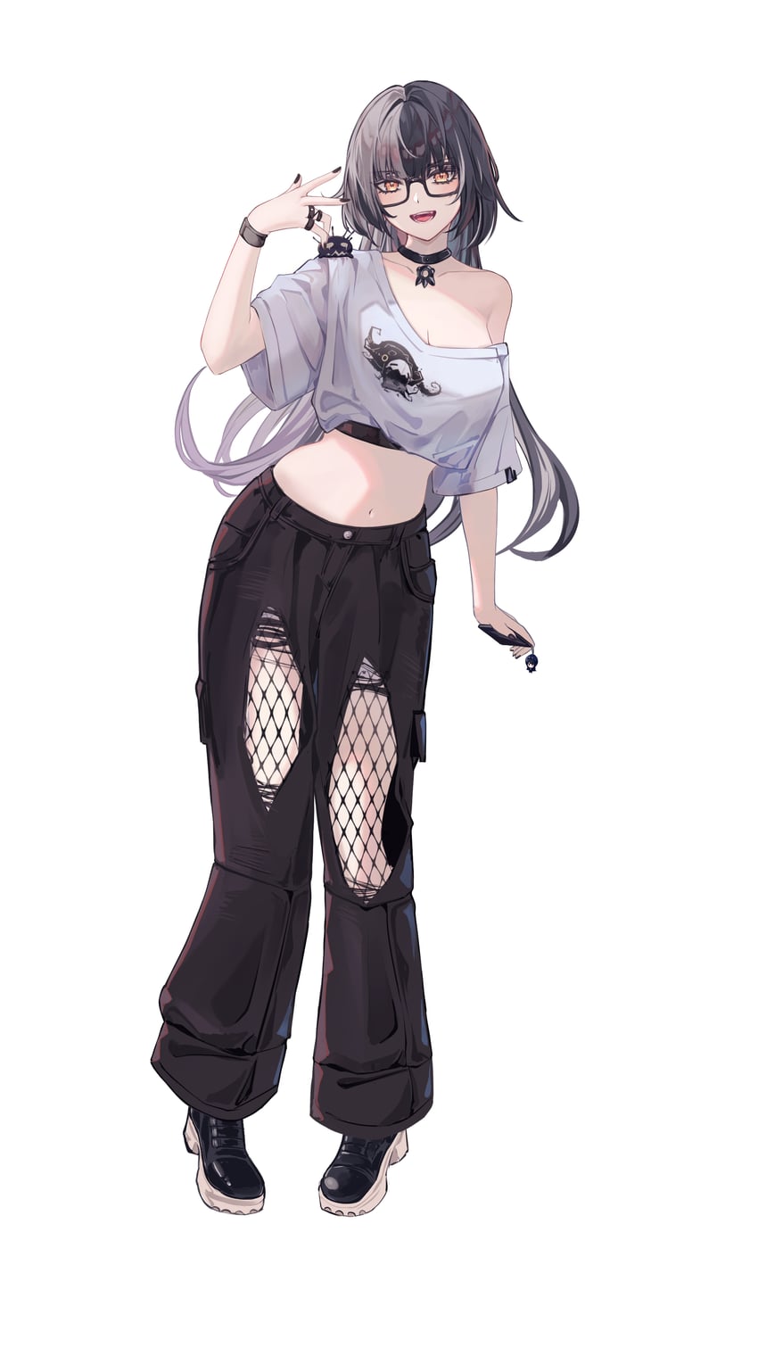 shiori novella and yorick (hololive and 1 more) drawn by dimazu