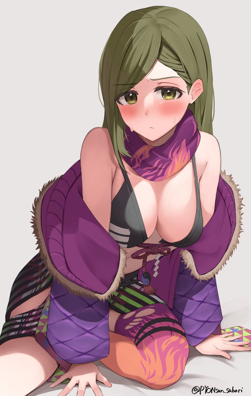 izumi mei and nanakusa hazuki (idolmaster and 1 more) drawn by pyonsan