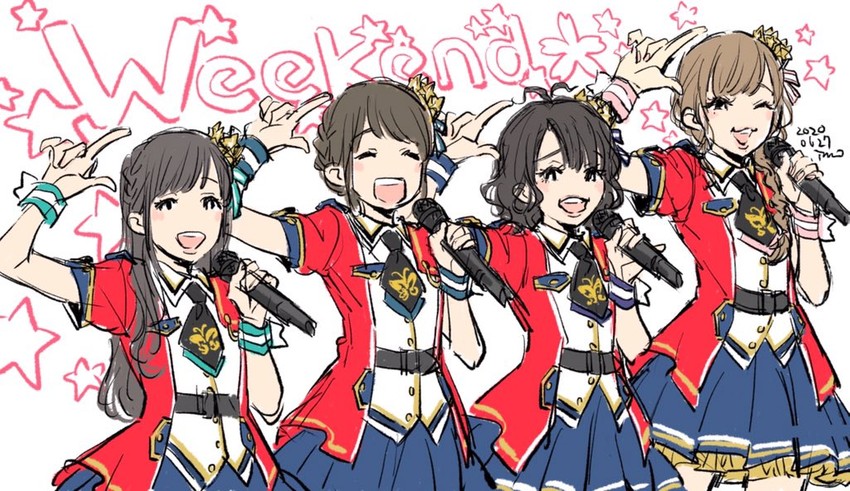 toyokawa fuka, sakuramori kaori, baba konomi, kitakami reika, takahashi minami, and 3 more (idolmaster and 2 more) drawn by imo_(suruga)