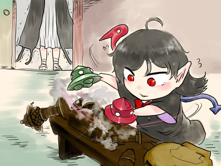 hijiri byakuren and houjuu nue (touhou) drawn by q.a._kinshachi