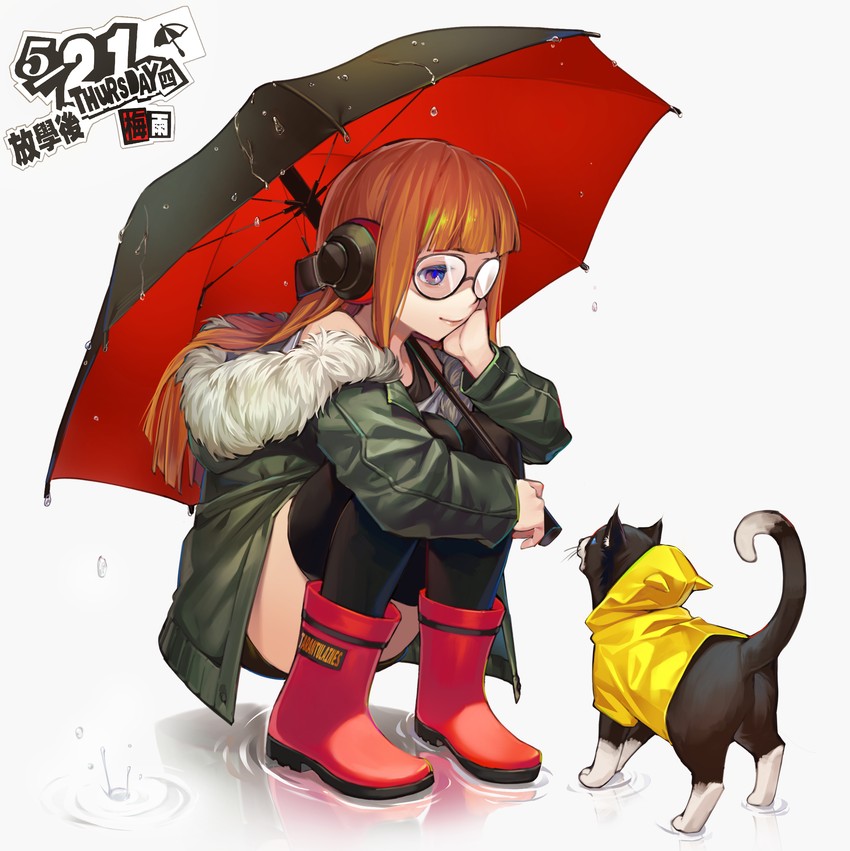 sakura futaba and morgana (persona and 1 more) drawn by tarantulaines