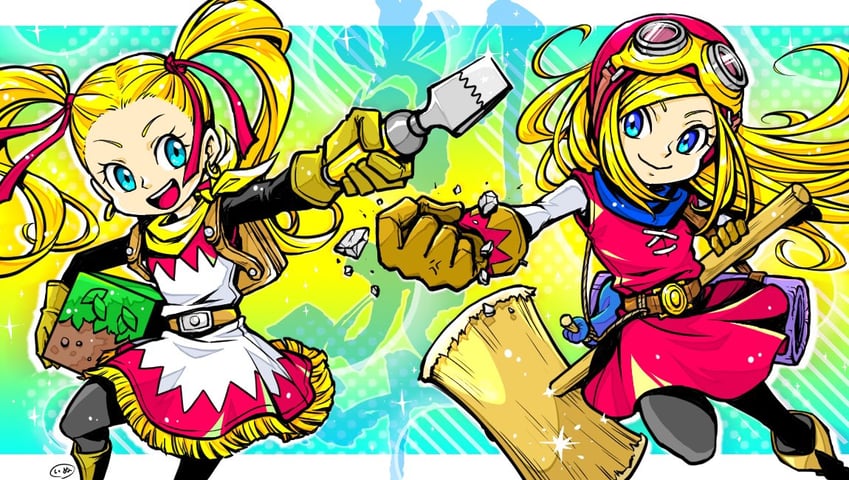female builder (dragon quest and 2 more) drawn by kt_az