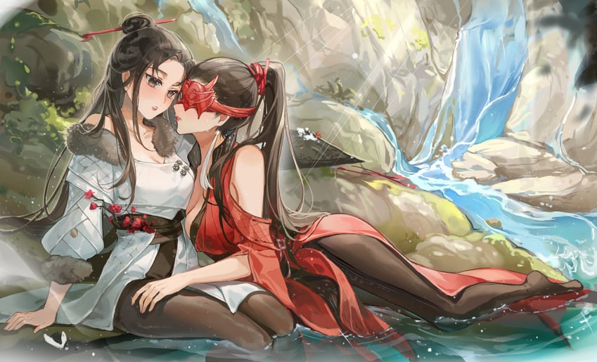 ning hongye and gu qinghan (yong jie wujian) drawn by zukiyn