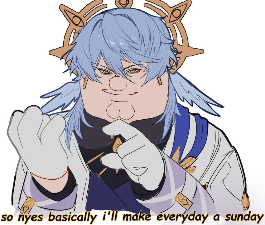 sunday and peter griffin (honkai and 2 more) drawn by kowai_(iamkowai)