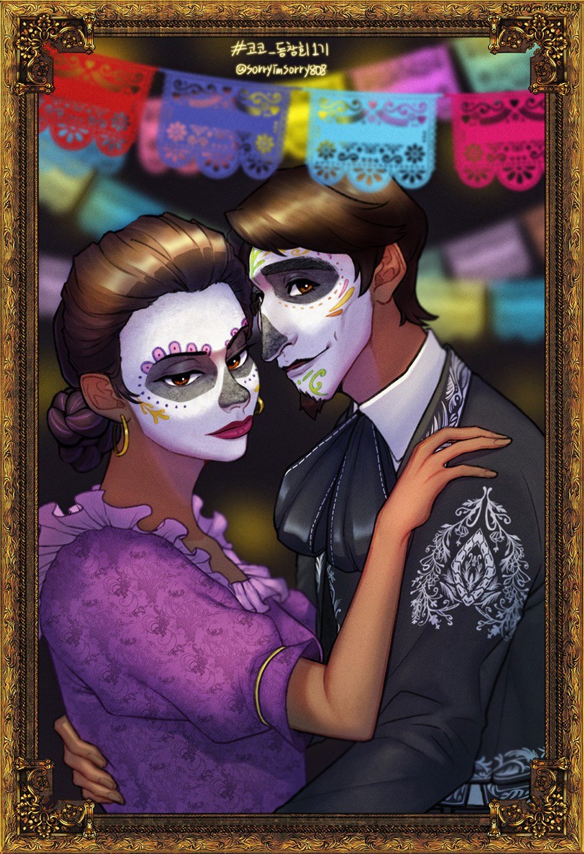 hector rivera and imelda rivera (coco) drawn by satsumaimo