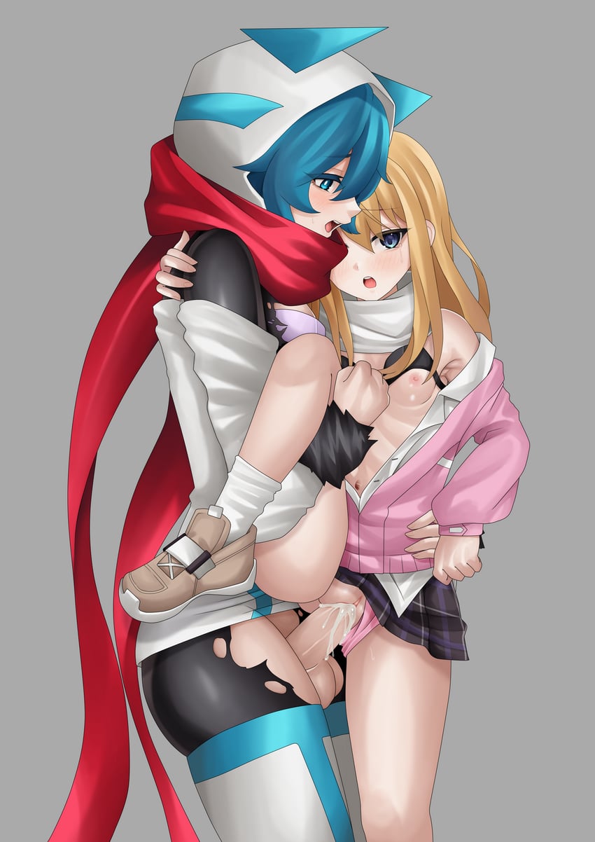 lucy and selicy (chrono ark and 1 more) drawn by bardanv3