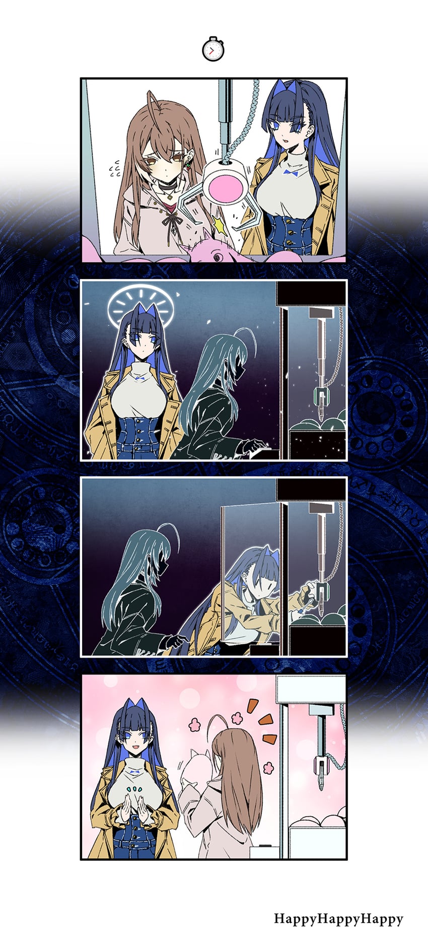 ouro kronii and nanashi mumei (hololive and 1 more) drawn by taka_t