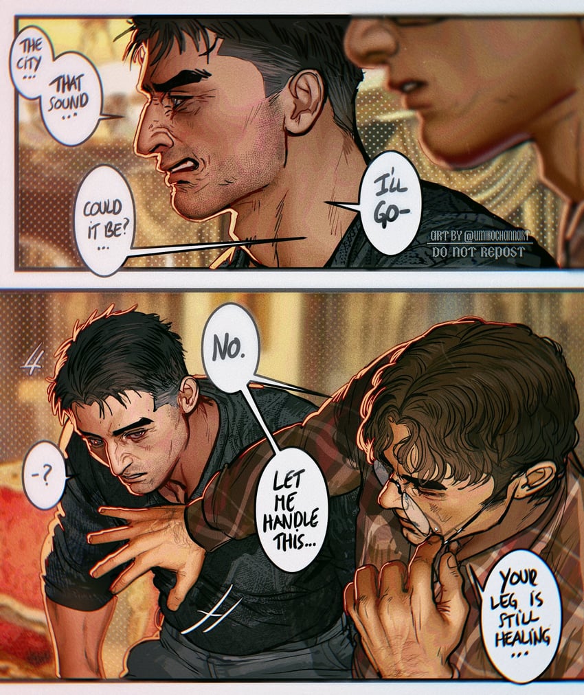 clark kent and bruce wayne (dc comics and 2 more) drawn by umikochannart