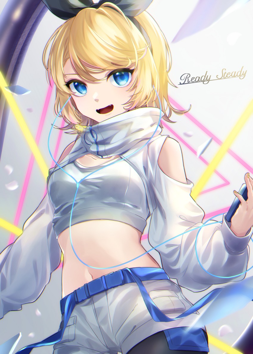 kagamine rin (vocaloid and 1 more) drawn by soramame_pikuto