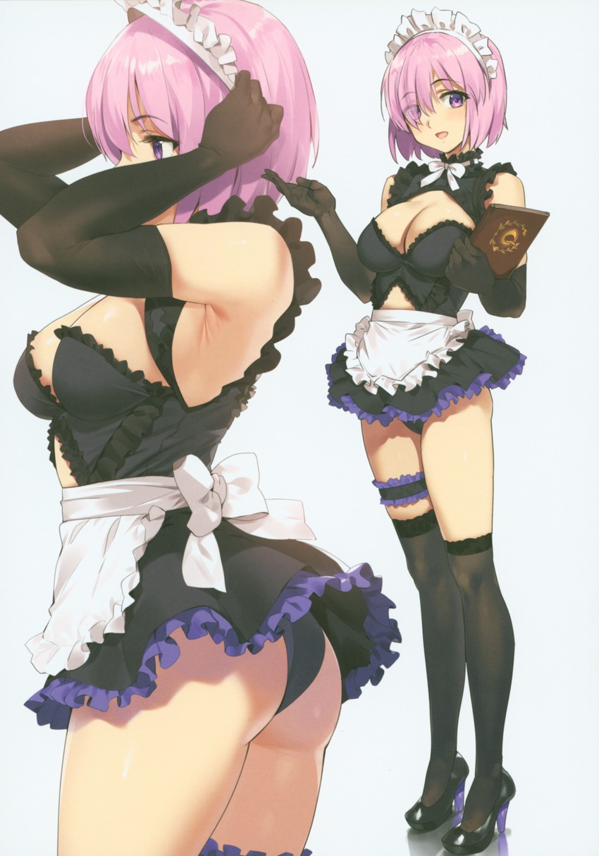 mash kyrielight (fate and 1 more) drawn by yd_(orange_maru)
