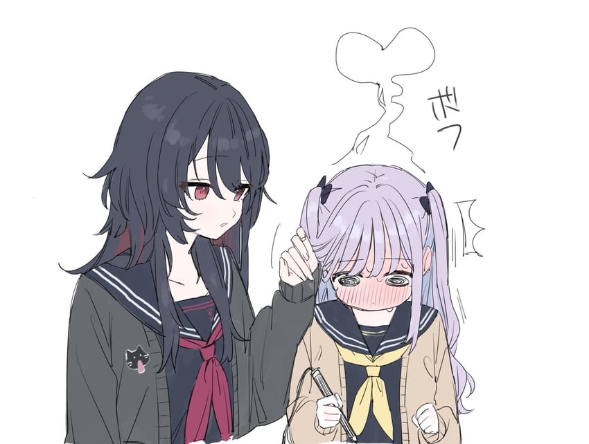 shinomiya runa and kisaragi ren (vspo! and 1 more) drawn by hanada_ten